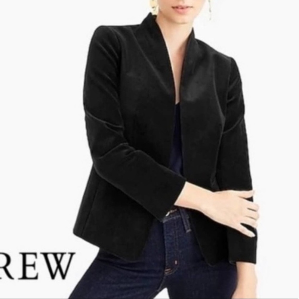 J.Crew Going Out Blazer in Velvet